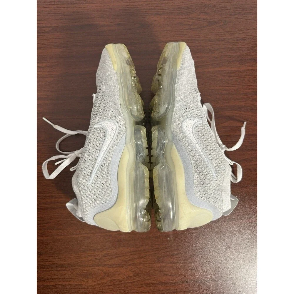 Nike Air VaporMax 2021 FK Pure Platinum White Running Shoes DC4112-100 Size 7.5